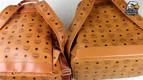 replica mcm bag|how to spot a fake mcm bag.